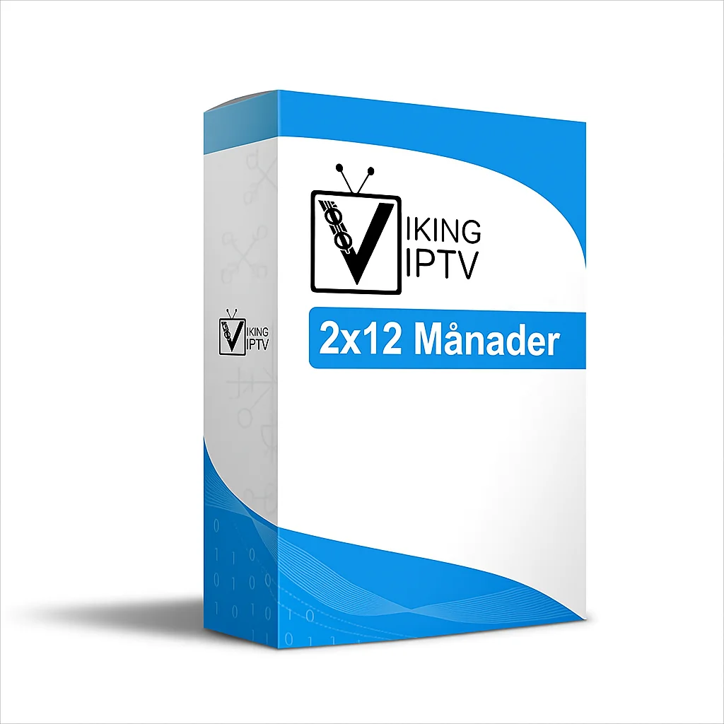 12 manader med 2 Anslutningar viking iptv